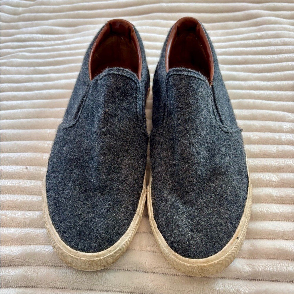 G.H. Bass Navigate gray felt wool slip-ons